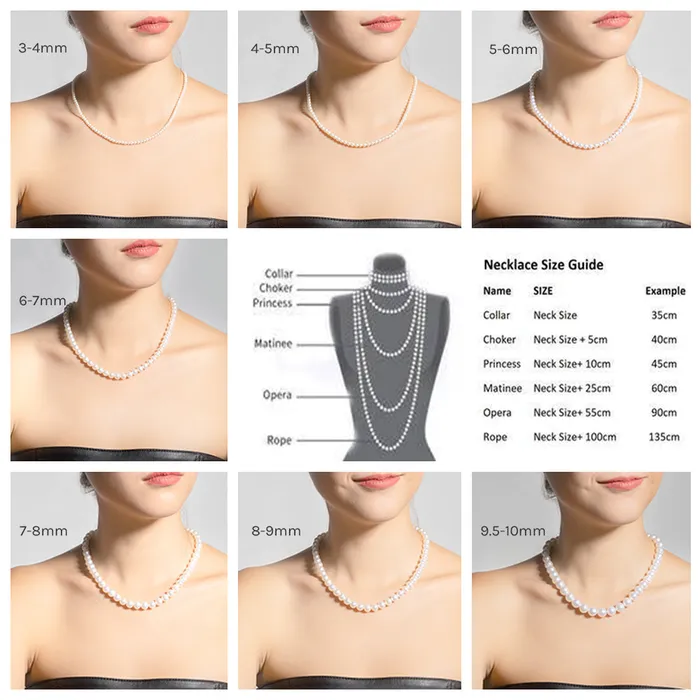 Pearly Lustre Necklaces Top Lustre White Freshwater Pearl Necklace WN00192