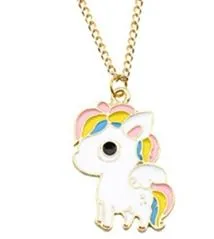 polly Earrings L19 Gold Colorful Pegasus Necklace FREE EARRINGS