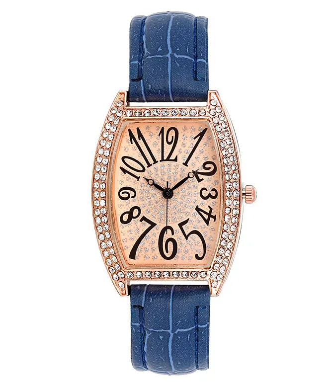 polly Watches W375 Blue Sparkle Collection Quartz Watch