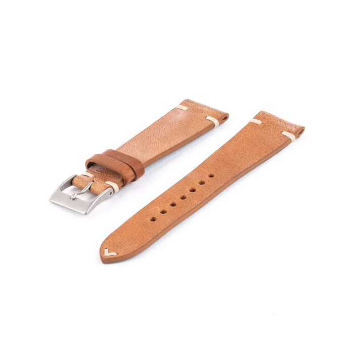 PreOwned 20 mm Light Brown Leather Watch Strap STORE 5a Watches