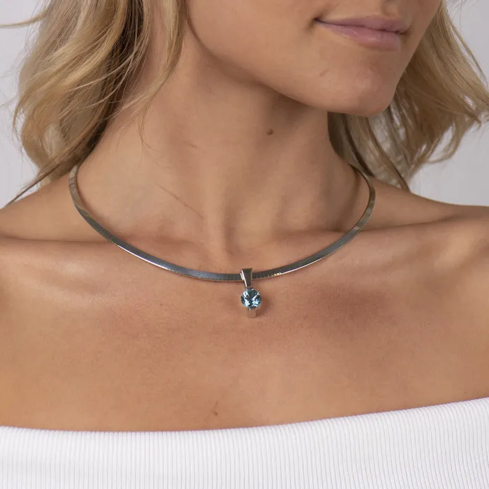 PreOwned Blue Topaz Necklace STORE 5a Necklaces