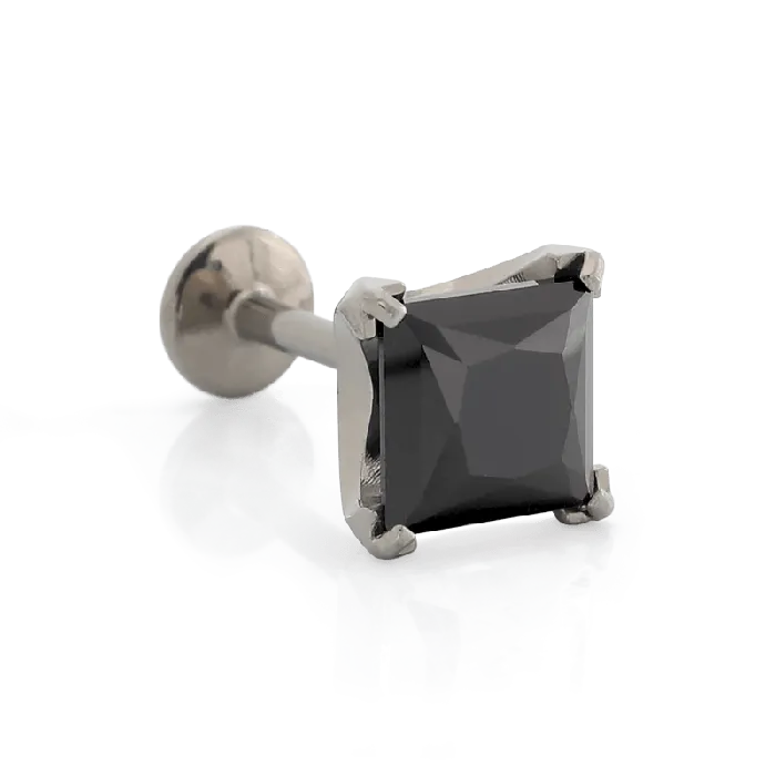 ProngSet Princess Cut Gem Neometal Inc Earrings