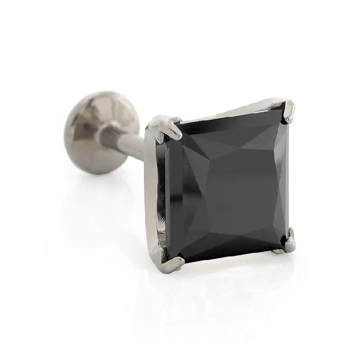 ProngSet Princess Cut Gem Neometal Inc Earrings