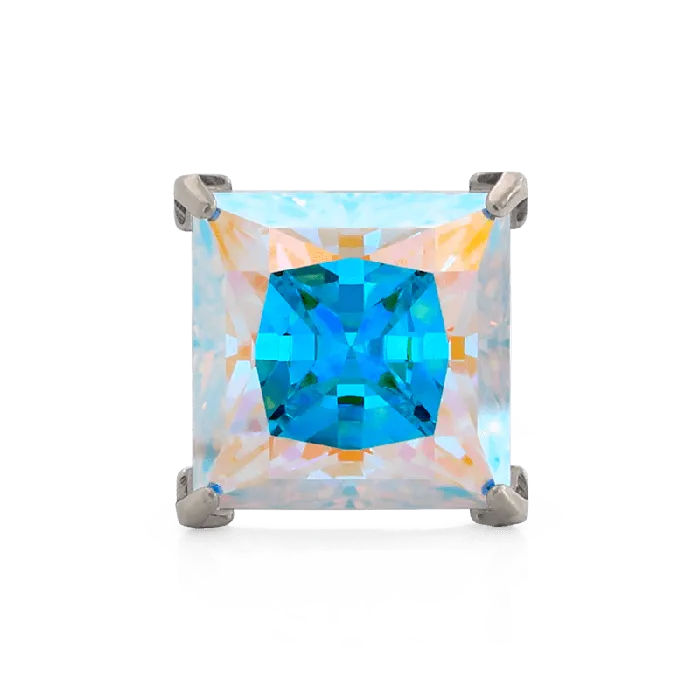 ProngSet Princess Cut Gem Neometal Inc Earrings
