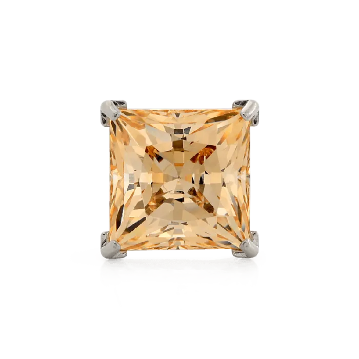 ProngSet Princess Cut Gem Neometal Inc Earrings