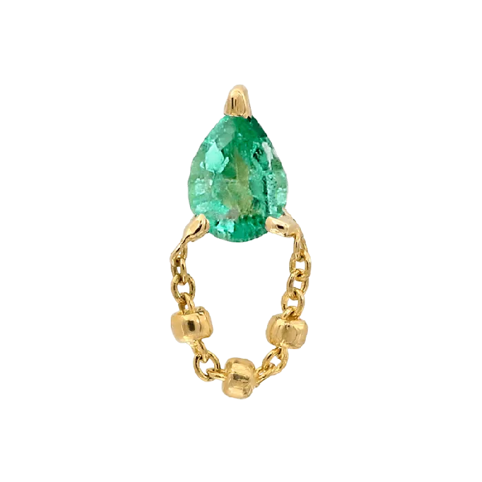 Pupil Hall Earrings 1000 Emerald