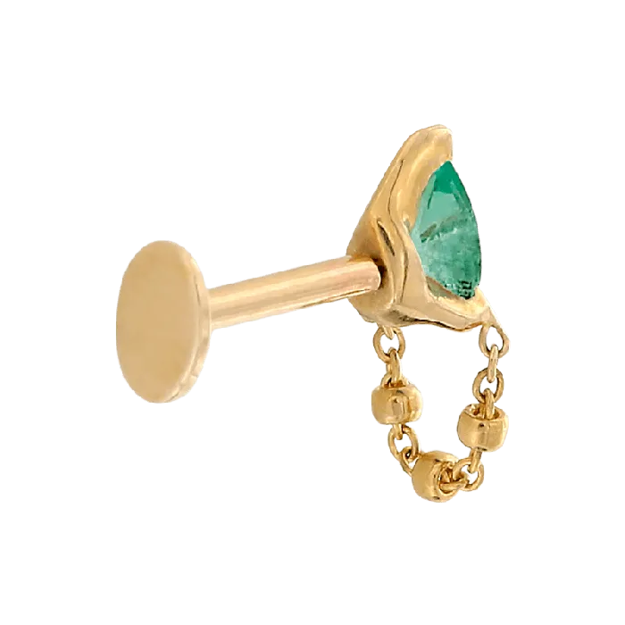 Pupil Hall Earrings 1000 Emerald