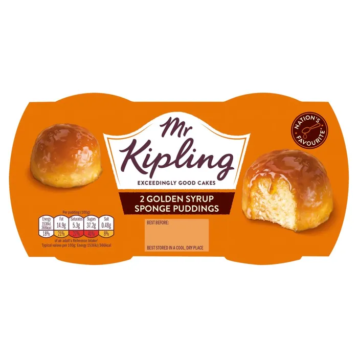 Ramsden International Earrings Mr Kipling Sponge Puddings Golden Syrup