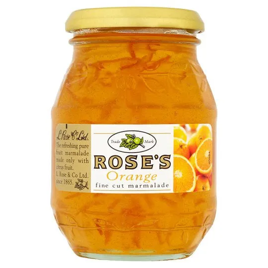 Ramsden International Roses Fine Cut Marmalade Orange 454g Rings