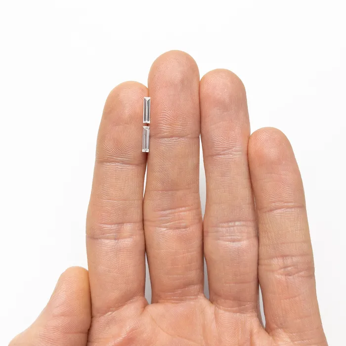 Rings 042cttw 2pc 802x205x122mm 803x206x115mm Baguette Step Cut Matching Pair 2470103 Misfit Diamonds