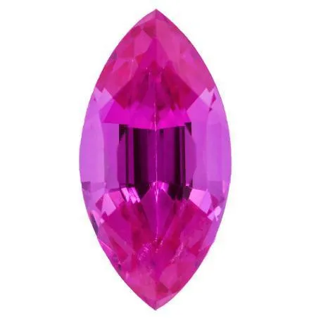 Rings FIRE BRILLIANCE Chatham LabGrown Marquise Pink Sapphire Stone Size