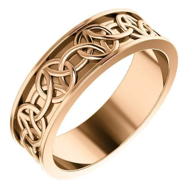Rings Fire Brilliance Matthew CelticInspired Wedding Band