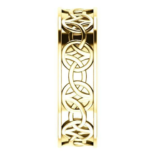 Rings Fire Brilliance Matthew CelticInspired Wedding Band