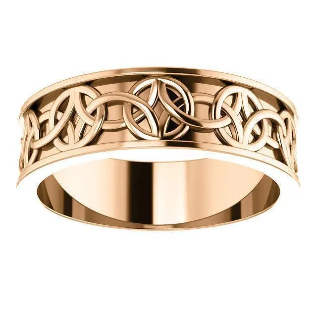 Rings Fire Brilliance Matthew CelticInspired Wedding Band