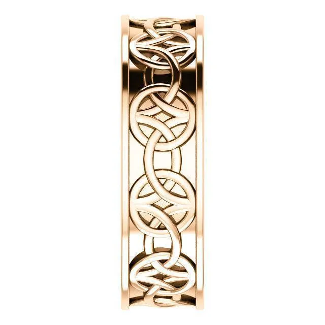 Rings Fire Brilliance Matthew CelticInspired Wedding Band