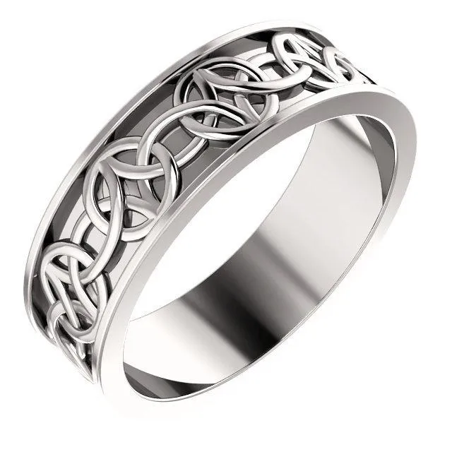 Rings Fire Brilliance Matthew CelticInspired Wedding Band