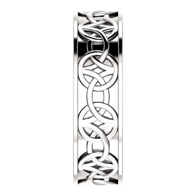 Rings Fire Brilliance Matthew CelticInspired Wedding Band