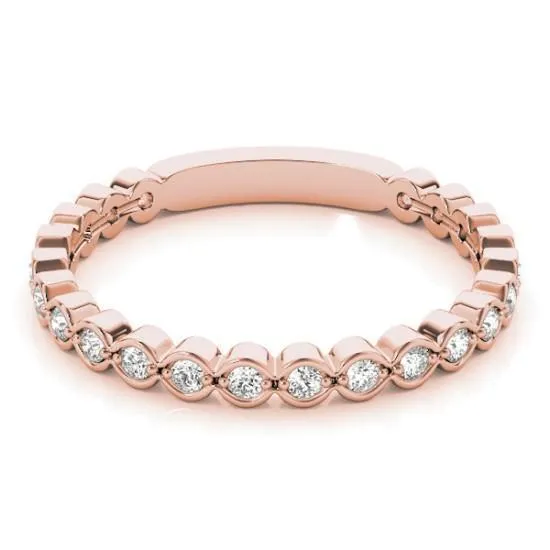 Rings Fire Brilliance Stackables 34 Eternity TriTone Gold OpenEnded Loop 3Band Set Selectables