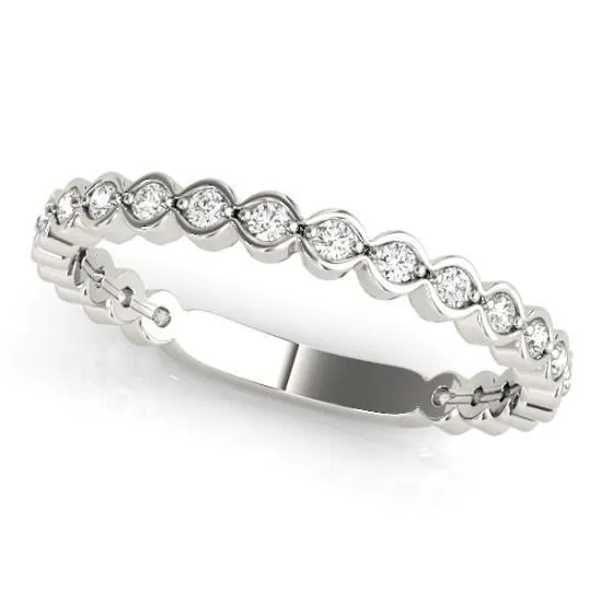 Rings Fire Brilliance Stackables 34 Eternity TriTone Gold OpenEnded Loop 3Band Set Selectables