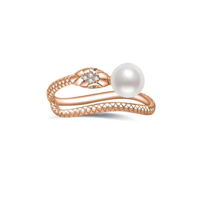 Rings Pearly Lustre Freshwater Pearl Ring WR00249 SAFARI