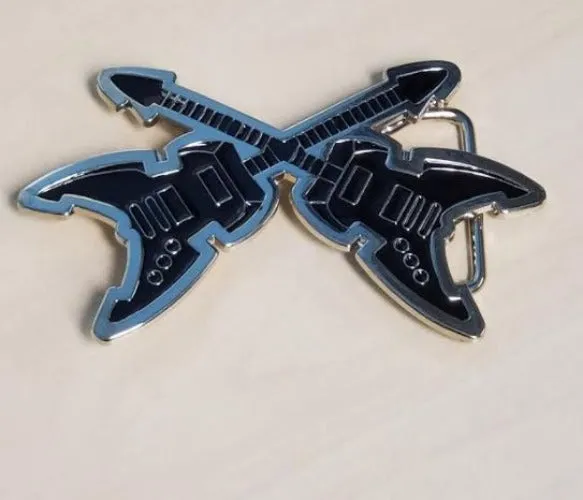 Rings POLLY BU231 Black Guitars Belt Buckle