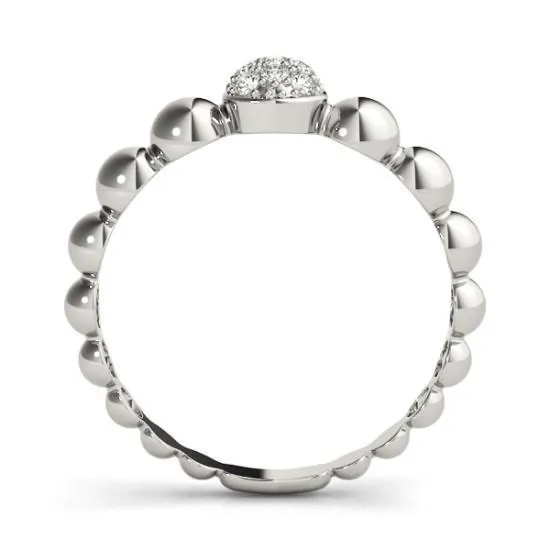 Rings Stackables TriTone Gold Diamond Cluster Bead 3Band Set Selectables Fire Brilliance 