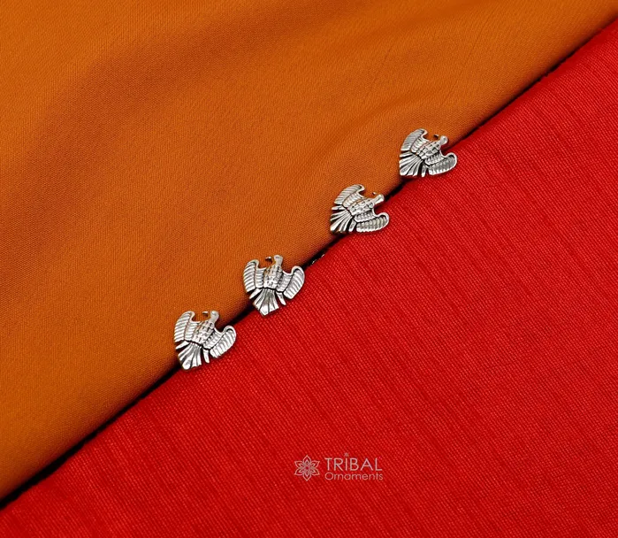 Rings TRIBAL ORNAMENTS Dove design 925 Sterling Silver set of 4 kurta Buttons for Fashion Perfection silver cufflinks cultural trendy jewelry btn50 Rings TRIBAL ORNAMENTS Dove design 925 Sterling Silver set of 4 kurta Buttons for Fashion Perfection silver cufflinks cultural trendy jewelry btn50