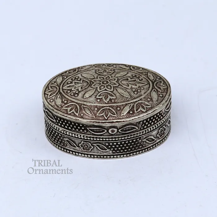 Rings TRIBAL ORNAMENTS Exclusive small bridal kajal box 925 sterling silver trinket box container box small jewelry box Vermilion bridal art gifting stb743 Rings TRIBAL ORNAMENTS Exclusive small bridal kajal box 925 sterling silver trinket box container box small jewelry box Vermilion bridal art gifting stb743