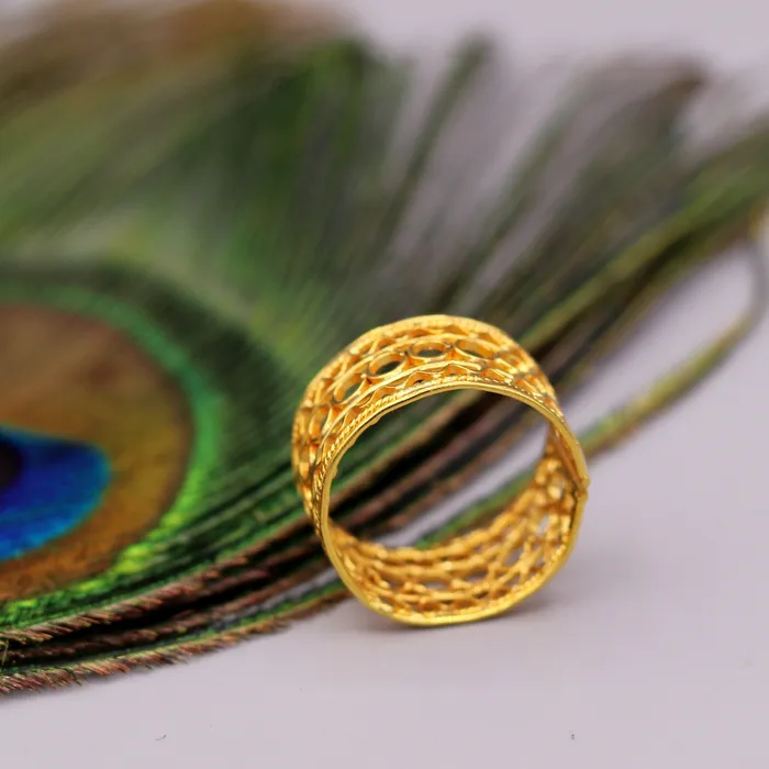Rings TRIBAL ORNAMENTS Vintage antique design 20 karat yellow gold handmade fabulous Toe ring pair excellent wedding anniversary jewelry from india Rings TRIBAL ORNAMENTS Vintage antique design 20 karat yellow gold handmade fabulous Toe ring pair excellent wedding anniversary jewelry from india