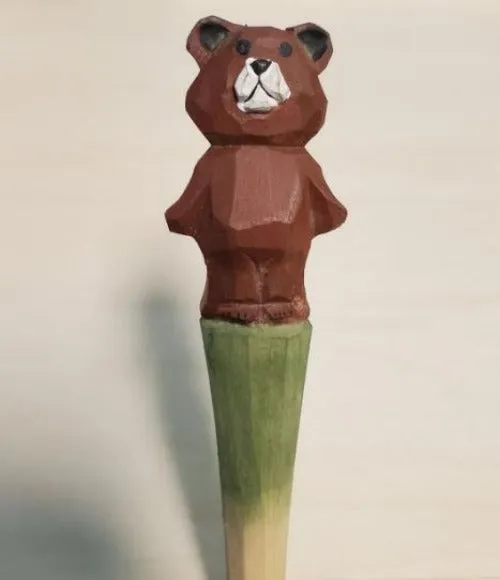 Rings V87 Teddy Bear Wood Pen POLLY