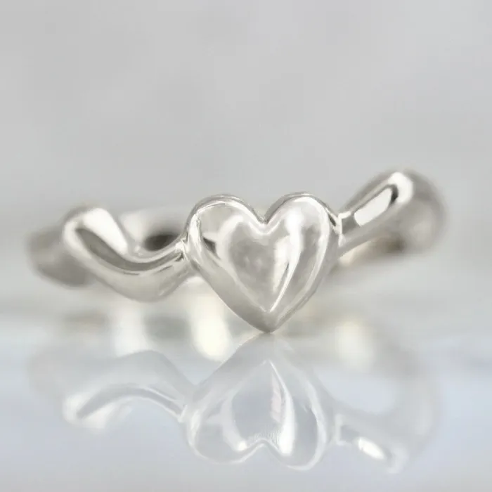 Rings ZahnZ Fine Jewelry We Clicked Gold Heart Band