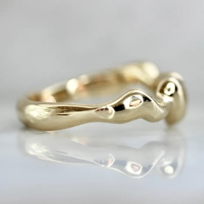Rings ZahnZ Fine Jewelry We Clicked Gold Heart Band