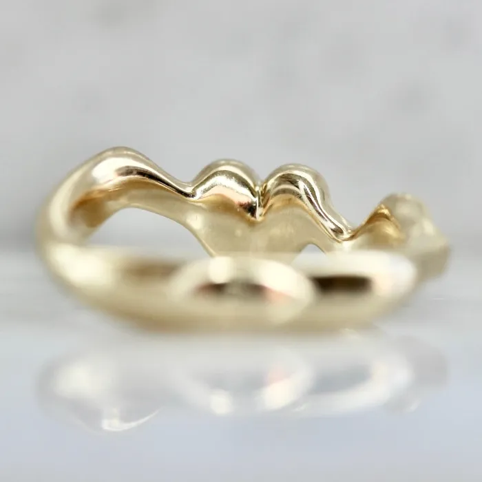 Rings ZahnZ Fine Jewelry We Clicked Gold Heart Band