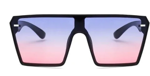 S345 BluePink Lens Retro Sunglasses POLLY Rings