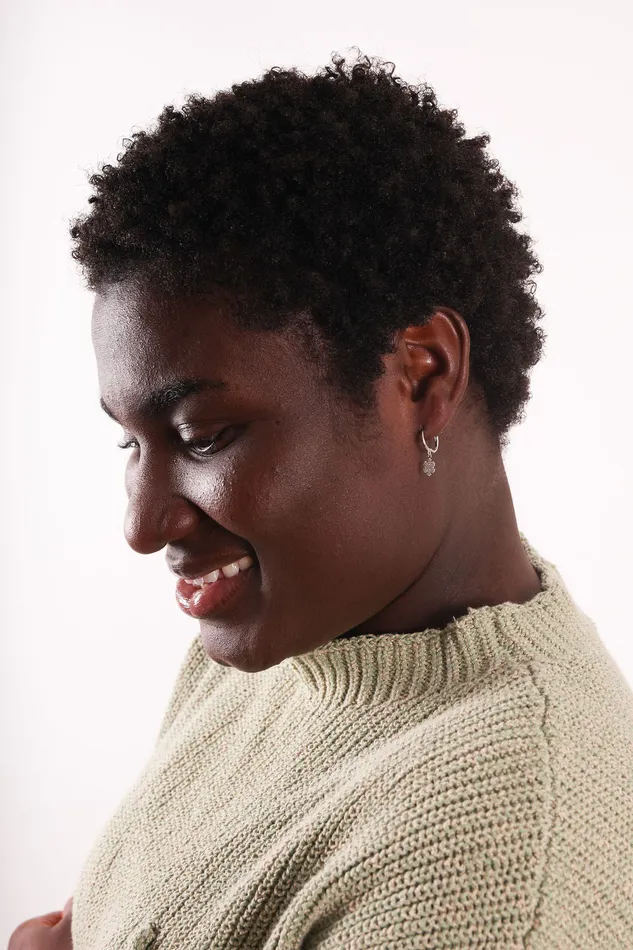 Snowfall Huggies WANTME Earrings