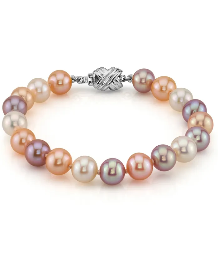spt 8085mm Multicolor Freshwater Pearl Bracelet AAA Quality Bracelets