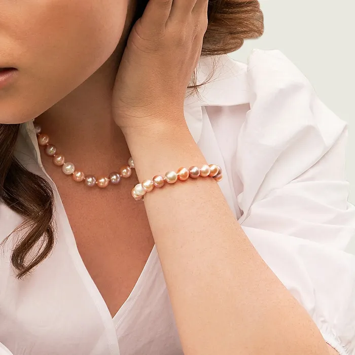 spt 8085mm Multicolor Freshwater Pearl Bracelet AAA Quality Bracelets