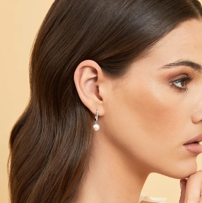 spt Earrings Japanese Akoya Pearl Diamond Equinox Earrings