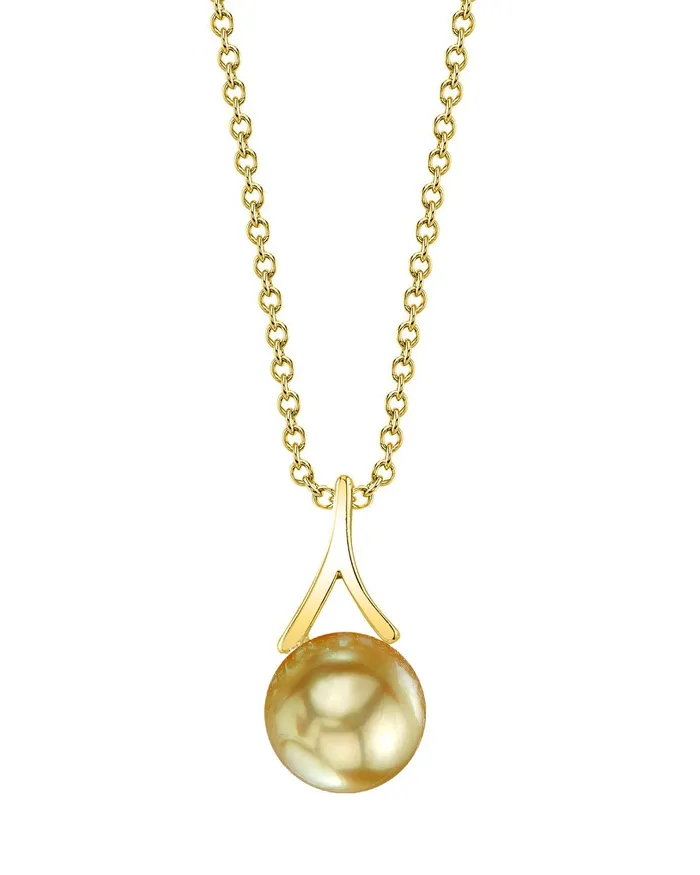 spt Necklaces Golden Pearl Lindsey Pendant