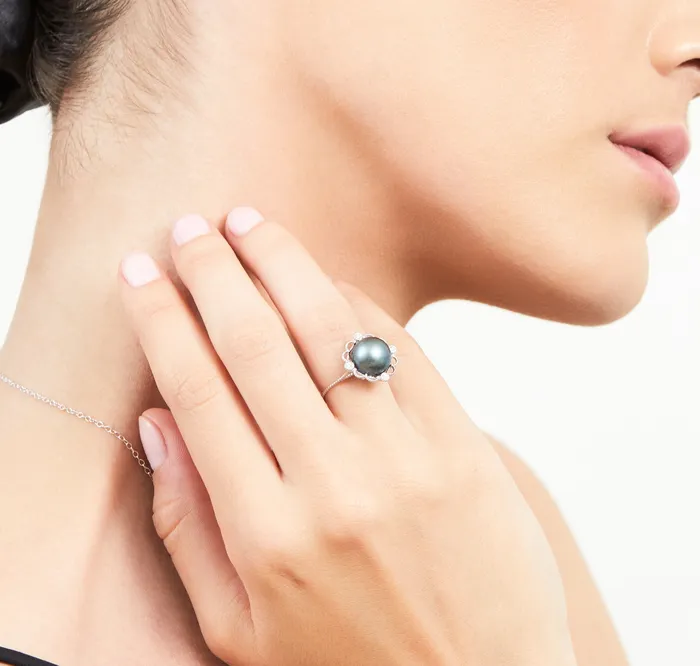 spt Rings Tahitian South Sea Pearl Lea Ring