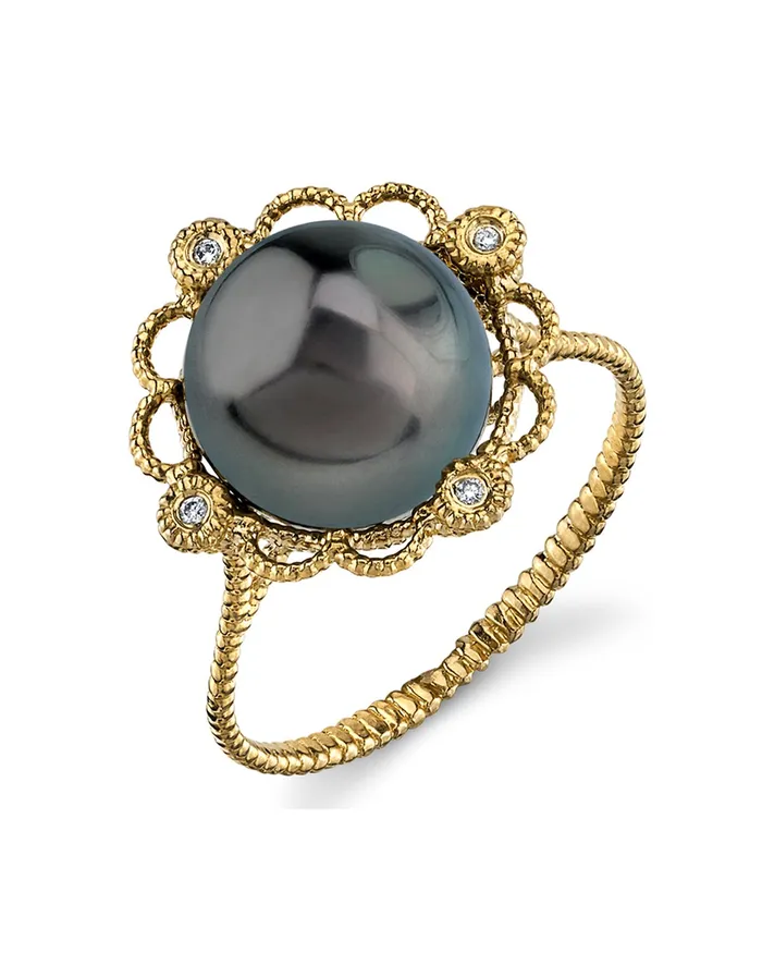 spt Rings Tahitian South Sea Pearl Lea Ring