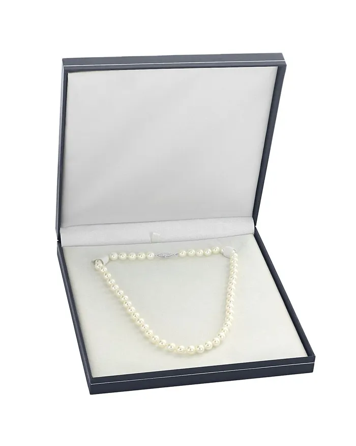 spt White Japanese Akoya Graduated Pearl Necklace 80100mm AAA Quality Necklaces