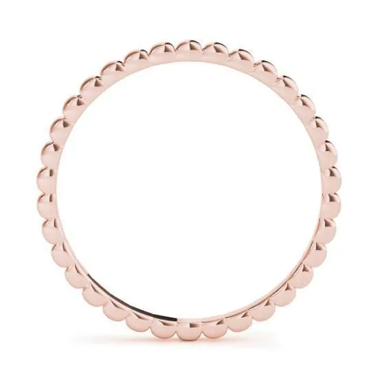 Stackables Full Eternity Bead TriTone Gold Beaded 3Band Set Selectables Fire Brilliance Rings
