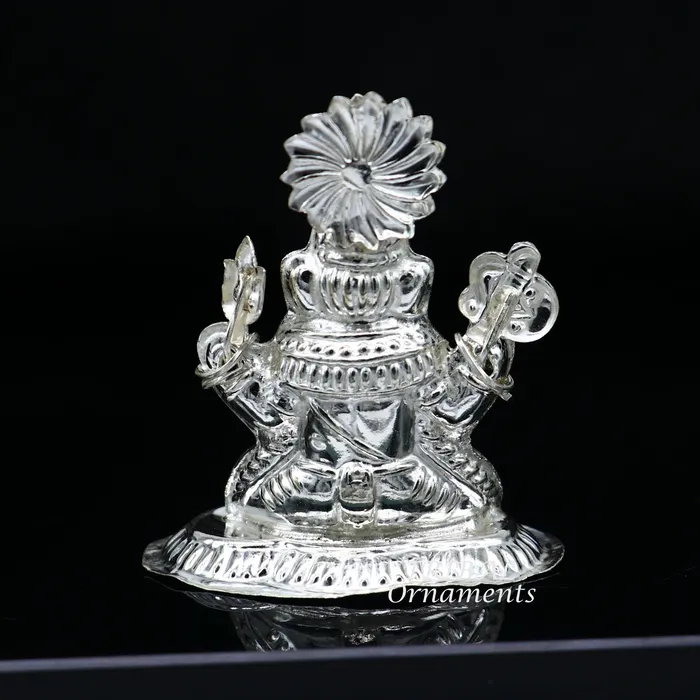 Sterling silver Lord Ganesh Idol Pooja Articles Hindu Silver Ganesha Idols handcrafted Lord Ganesh statue sculpture amazing gifting art551 TRIBAL ORNAMENTS Rings
