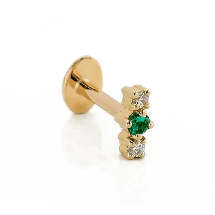 Suzanne Kalan Earrings Magic Trio Emerald
