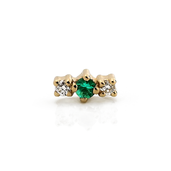 Suzanne Kalan Earrings Magic Trio Emerald