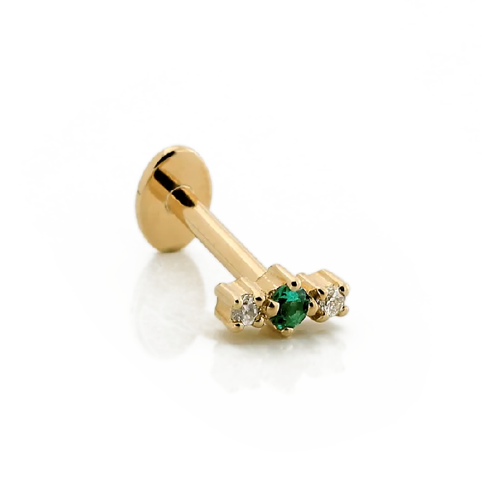 Suzanne Kalan Earrings Magic Trio Emerald