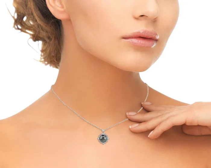 Tahitian South Sea Pearl Lea Pendant spt Necklaces