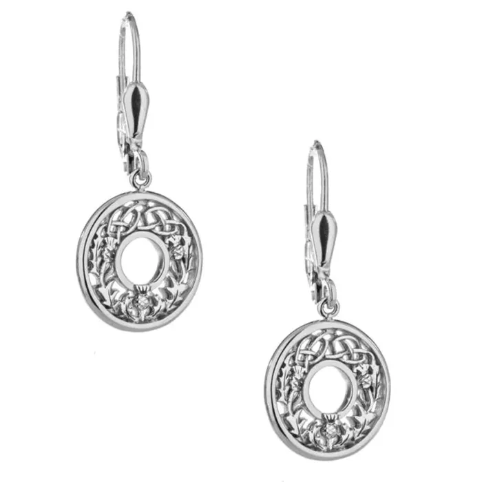 Thistle Leverback Earrings Keith Jack Earrings