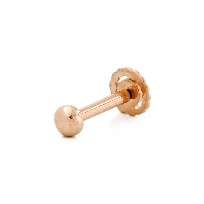 Tiny Beaded Swirl Body Vision Earrings